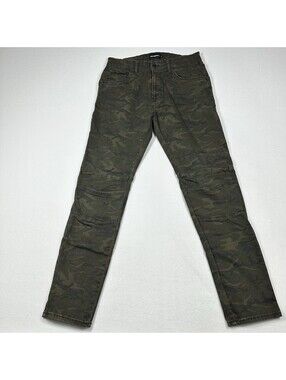 Karl Lagerfeld Paris Camo-Print Skinny-Fit Jeans Size 28x32